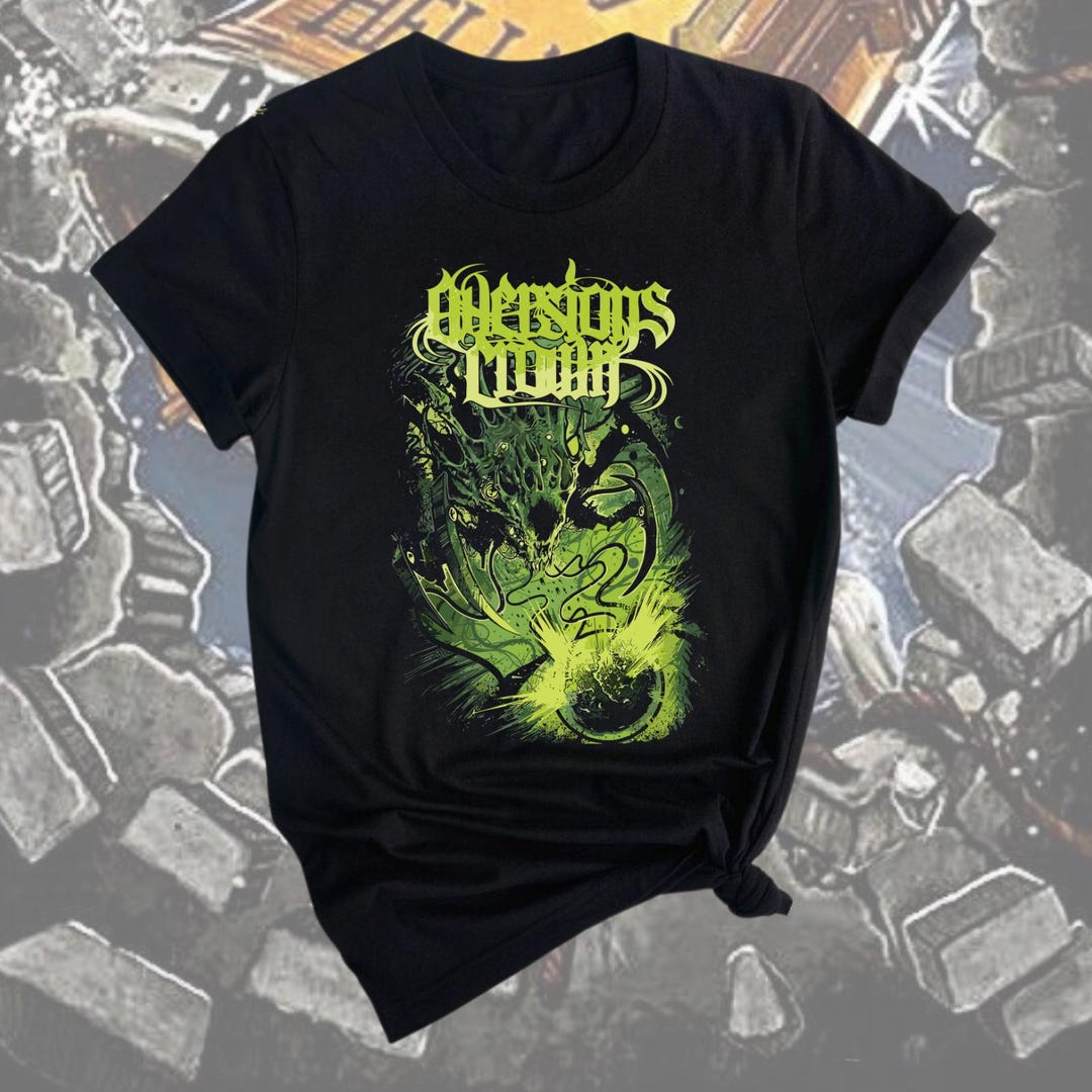 Aversions Crown T-shirt - Alien Brutality Deathcore Design - Etsy Canada