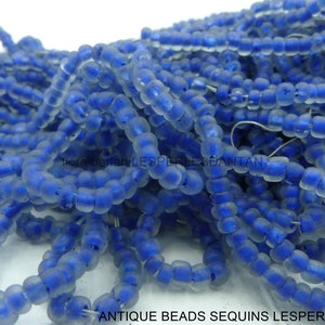 seed glass beads 16/0(1.4mm) antique hank 1920s