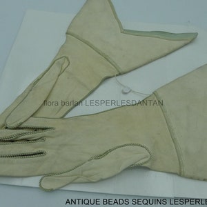vintage  skin leather glove6&#39;1/2