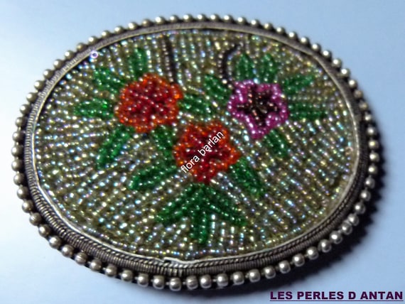 Beaded Multicolor Floral Belt with Crystal Buckle - Women\'s Accessories EUC Angel Ranch Girls Beaded Multi Color Belt main image 4