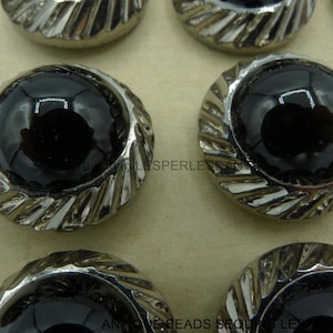 18mm 24glass buttons czech vintage glass