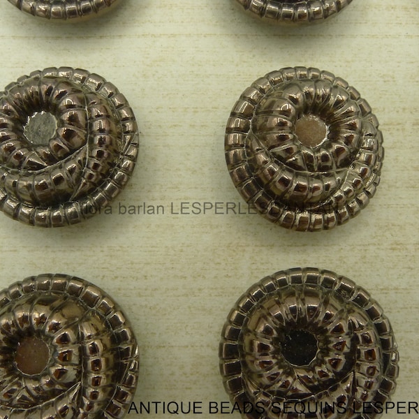 22mm 12glass buttons czech vintage glass