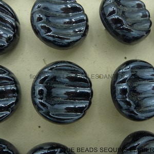 18MM 24 buttons vintage czech glass