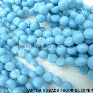 528 antike Cabochons 24 Fäden Vintage Perlen Nagelkopf