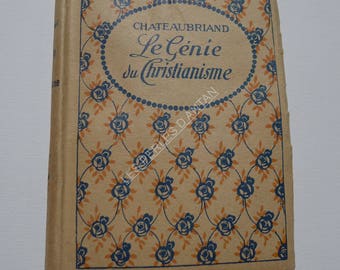 le genie du christianisme CHATEAUBRIAND antique french book