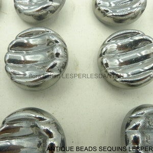 22mm 12glass buttons czech vintage glass