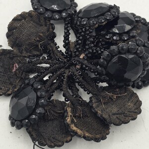 Galon Passementerie Noir Très Ancien - 3 Mètres - Bon État Général - Occasion