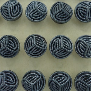 13mm 36glass buttons czech vintage glass