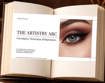 Eye Makeup Guide: Step-by-Step Eyeshadow & Liner (Digital Download)