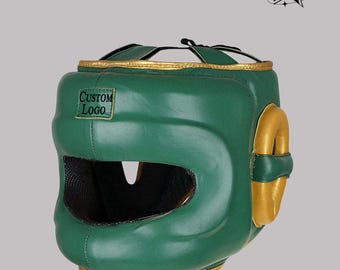 Bokshelm op maat, gepersonaliseerde integraalhelm, professionele trainingsbescherming, sparringhelm met logo op maat