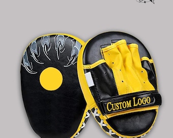 Custom Focus Mitts, Personalized Coaching Targets, Branded Kickboxing Equipment