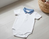 Molde Digital Body Bebe Cuello Camisero, Pack Talles 1 Al 5 Patrón de costura, Digital Imprimible, Patron en PDF Descarga Instantánea