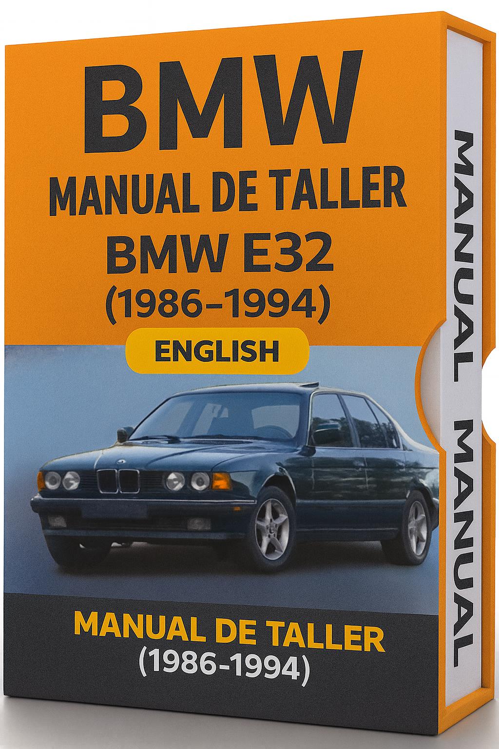 BMW E32 (1986-1994) Workshop Manual (english)*** Service and Repair Manual, Electrical Diagrams ...
