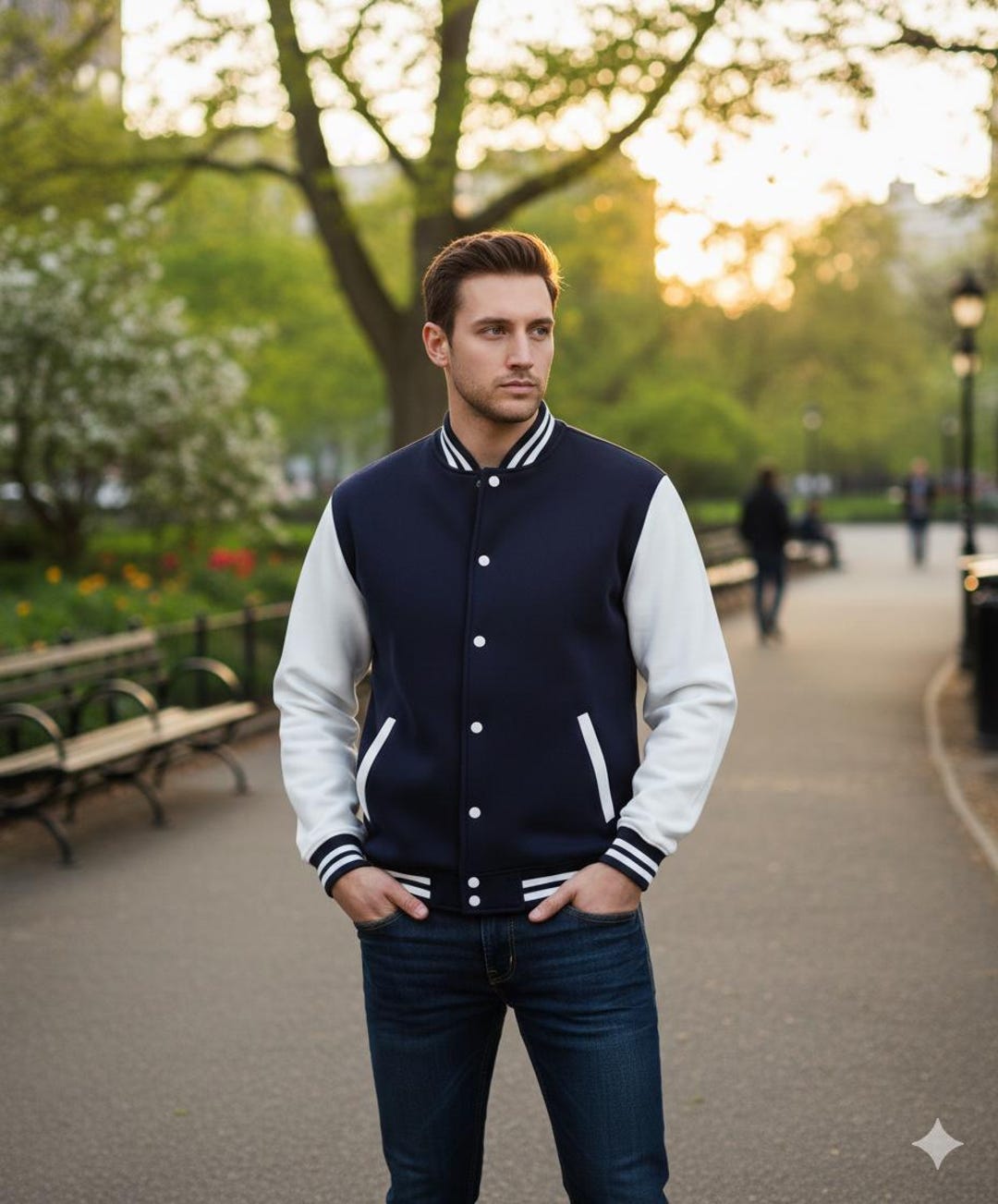 Digital Pattern for a Varsity Jacket, 5 Sizes! Sewing Pattern, Digital ...