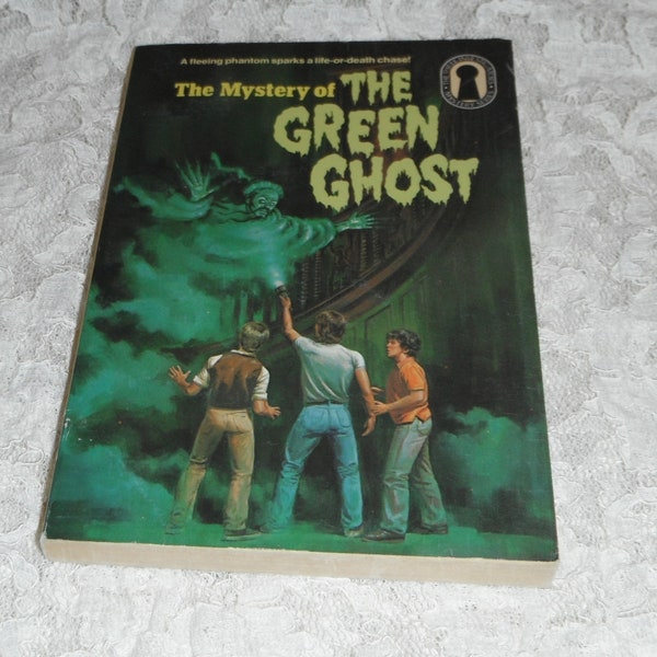 The Myster of The Green Ghost by Robert Arthur The Three Investigators Mystery Vintage Softcover Book