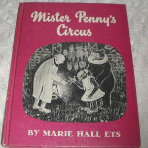 Mister Penny&#39;s Circus by Marie Hall Ets  Vintage Hardcover Book