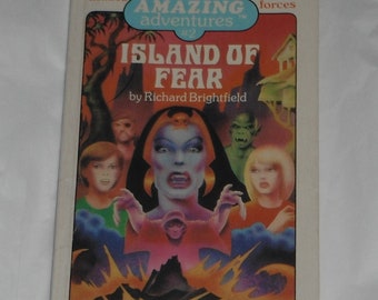 Your Amazing Adventures No. 2 Island of Fear by Richard Brightfield What Do I Do Now Book Vintage Softcover Book