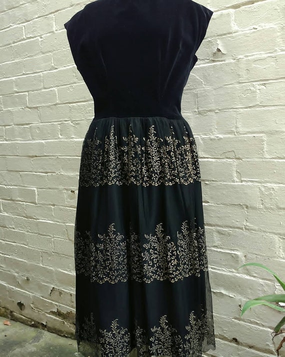 Late 1940s evening gown