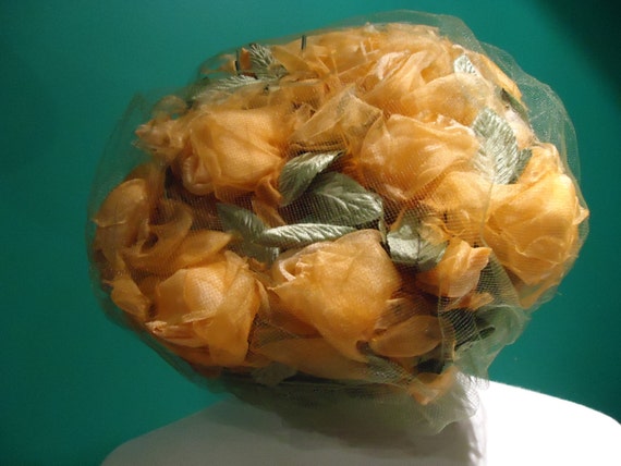 Floral 1940s Hat