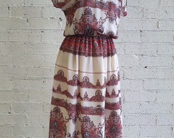 1970's crepe Dress