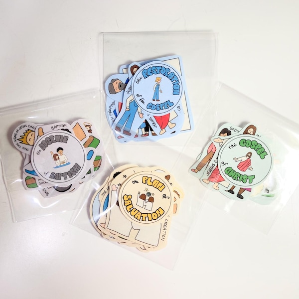 LDS Missionary Visual Aids, Teaching Helps, Durable Laminated Cards (Bundle)