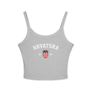 Kroatien Shirt für Frauen, Kroatien Fußball Tank Top, Kroatien Top, Frauen Top Kroatische Flagge Bild 11