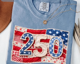 Comfort Colors® America 250 Years Shirt, 1776-2026 Patriotic Tee, USA Flag Shirt, Fourth of July Graphic Tee, American Heritage Gift