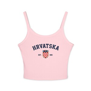 Kroatien Shirt für Frauen, Kroatien Fußball Tank Top, Kroatien Top, Frauen Top Kroatische Flagge Bild 13