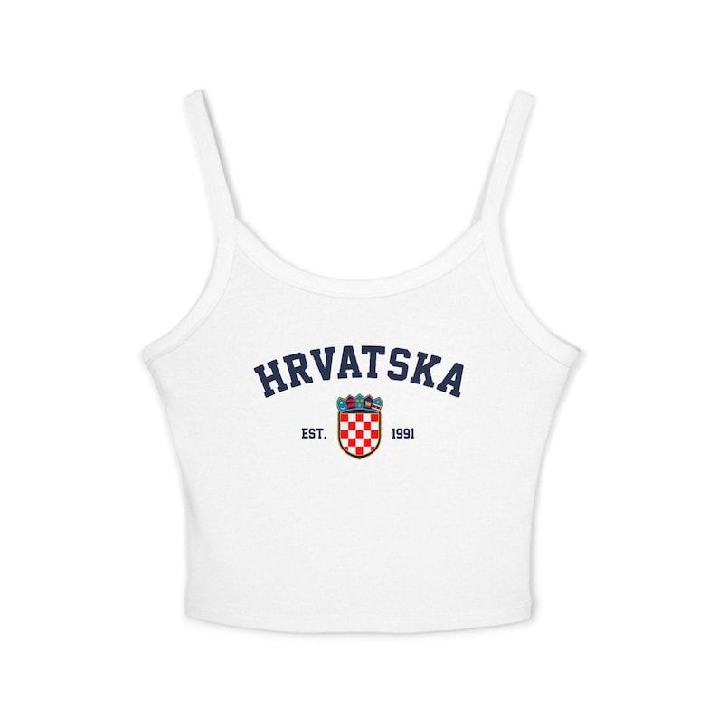 Kroatien Shirt für Frauen, Kroatien Fußball Tank Top, Kroatien Top, Frauen Top Kroatische Flagge Bild 8