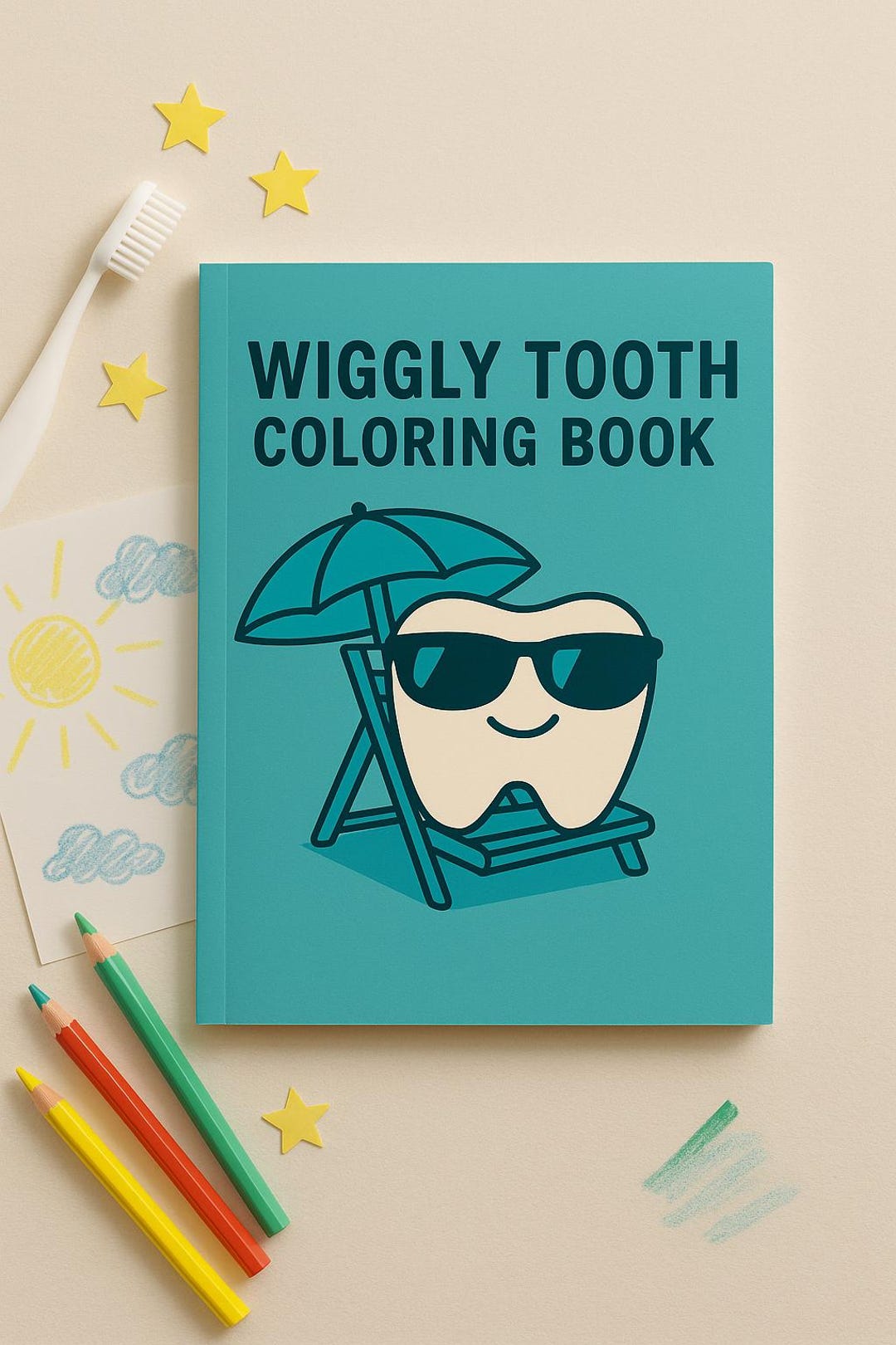 Loose Tooth Coloring Book – Funny Tooth Motifs & Tooth Fairy Themes ...
