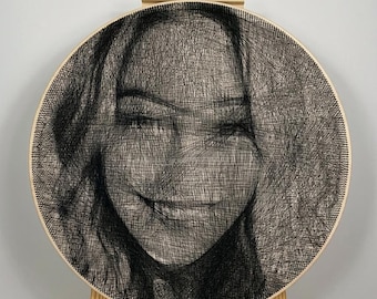 String Art Kit | Thread Painting Kit | Nail and String Art Craft | Creative Wall Decor | Beginner Craft Kit