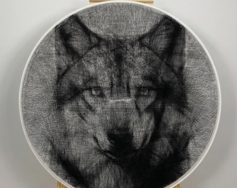 String Art Kit | Thread Painting Kit | Nail and String Art Craft | Creative Wall Decor | Beginner Craft Kit