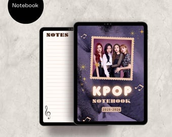 K-Pop Notebook | Journal, Fan Gift