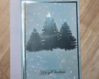 Tarjeta de árbol de Navidad (5x7 con sobre)