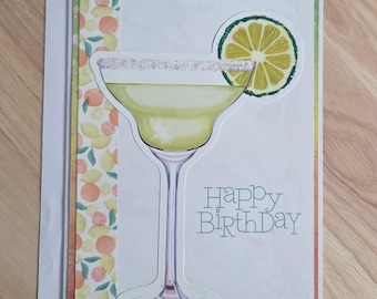 Tarjeta de feliz cumpleaños Margarita (5x7)