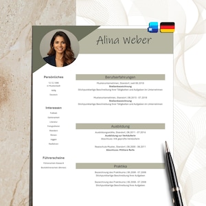 Word CV Template – Modern & Structured Design