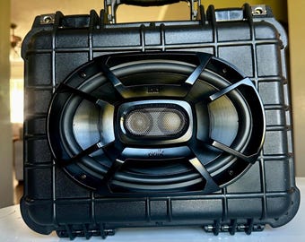カスタム防水Bluetoothスピーカー – 6x9インチ Polk製、24V対応、頑丈なIP65ケース、大音量でクリアなサウンド