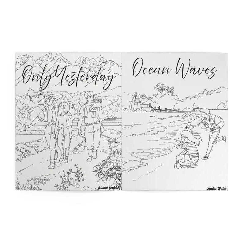 Ghibli Coloring Book Notebook | Ghibli Themed image 8