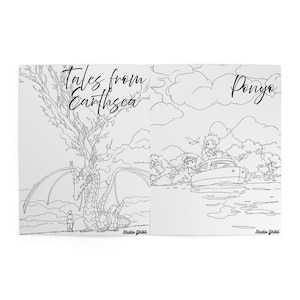 Ghibli Coloring Book Notebook | Ghibli Themed image 10
