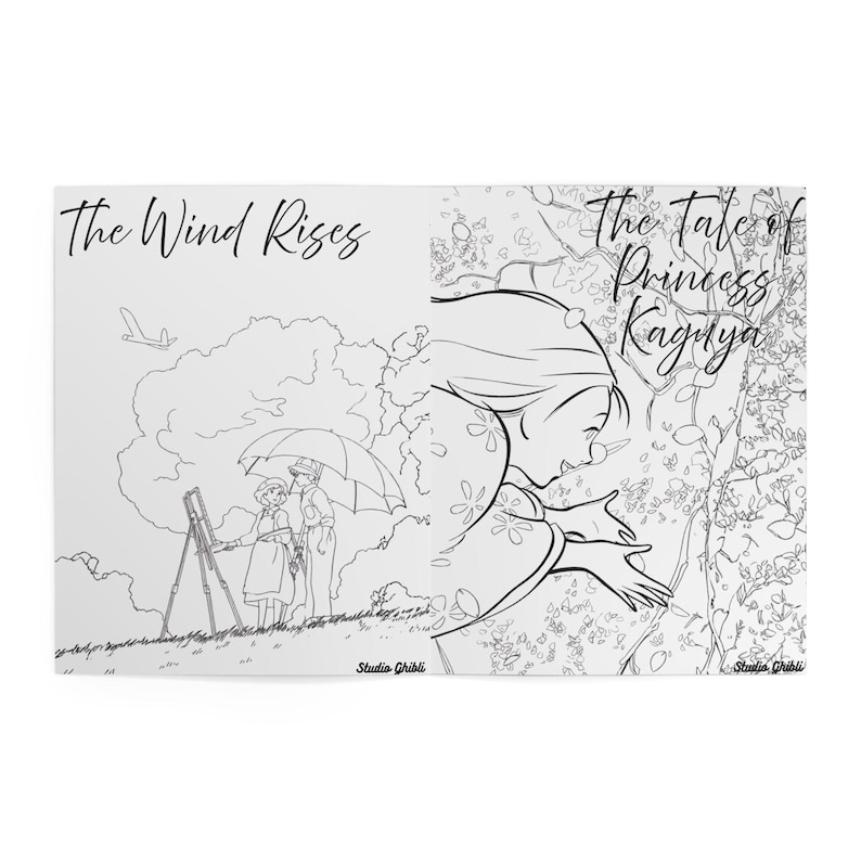 Ghibli Coloring Book Notebook | Ghibli Themed image 12