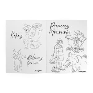 Ghibli Coloring Book Notebook | Ghibli Themed image 4