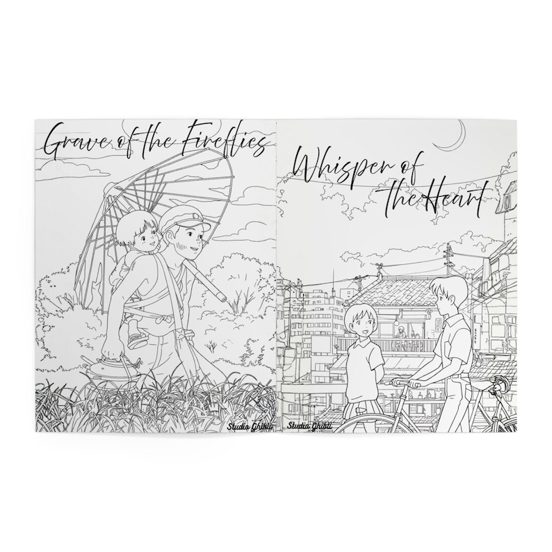 Ghibli Coloring Book Notebook | Ghibli Themed image 7