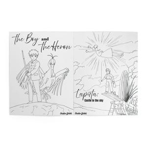 Ghibli Coloring Book Notebook | Ghibli Themed image 6