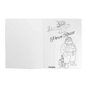 Ghibli Coloring Book Notebook | Ghibli Themed image 3