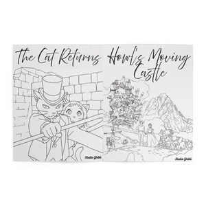 Ghibli Coloring Book Notebook | Ghibli Themed image 9