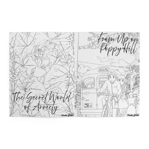 Ghibli Coloring Book Notebook | Ghibli Themed image 11