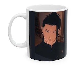 Suguru Geto Ceramic Coffee Mug, Anime Gift