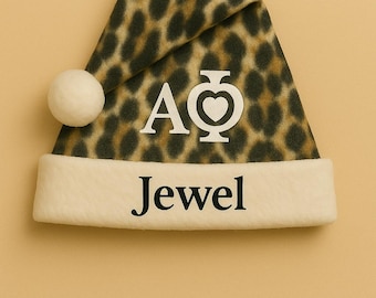 Alpha Phi Custom Santa Hat