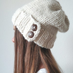 The WALES - Buttoned knit beanie - More colors available