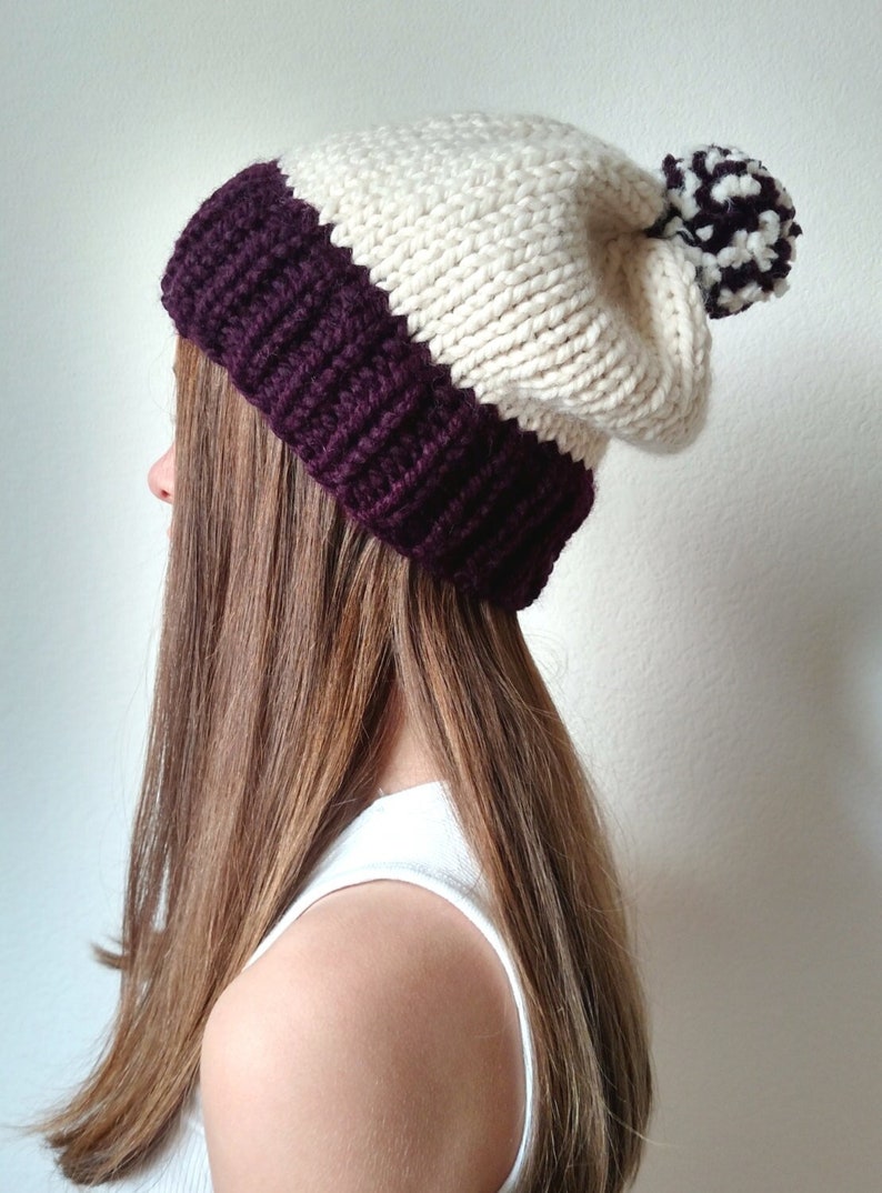 The SITKA Knit ski slouchy hat with Pom Pom More colors available image 1
